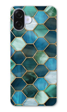 Hexagons in stained glass