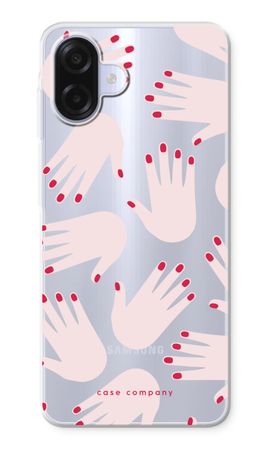 Hands pink