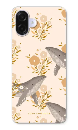 Floral Whales, Samsung Galaxy A07 weiche Hülle