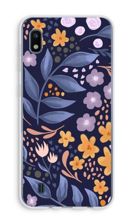 Flowers with blue leaves