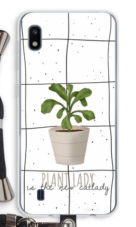 Houseplant on windowpane