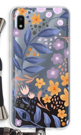 Flowers with blue leaves