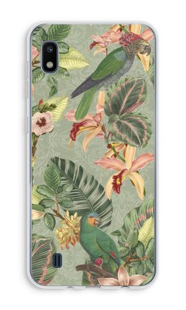 Tropical jungle parrot