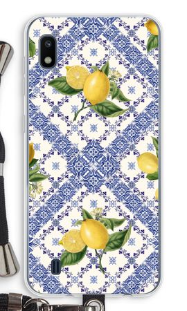 Blauwe tegels en citroenen