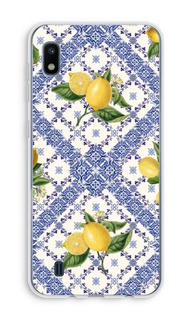 Blue tiles and lemons