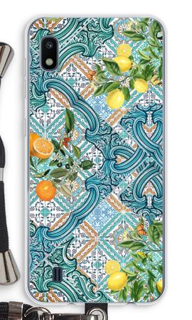Blauwe tegels, citroenen en sinaasappels