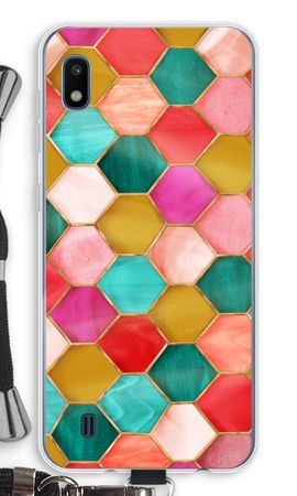 Hexagons in stained glass