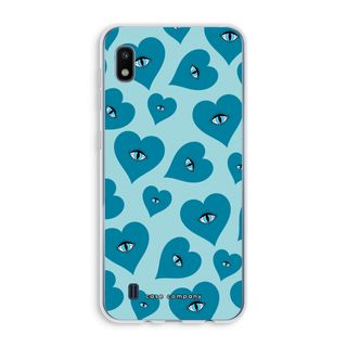 Ojos azules de corazón