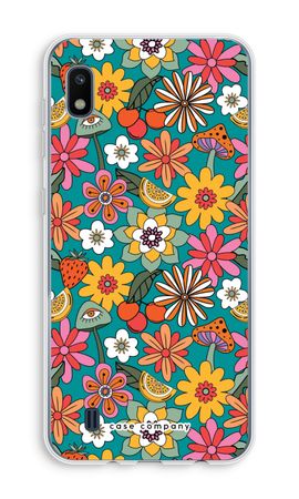 Retro Flowers N°2 - Blue