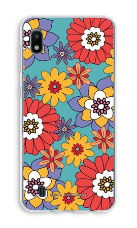 Retro Flowers - Blue