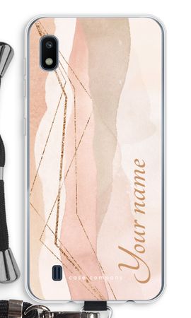 Gold Lines Namecase - Blush