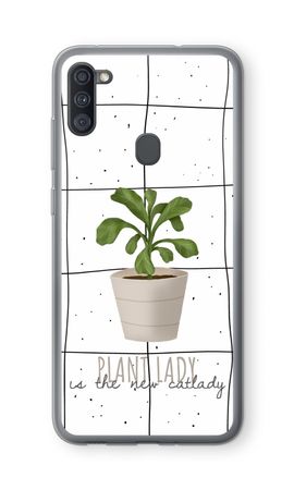 Houseplant on windowpane