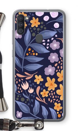 Flowers with blue leaves