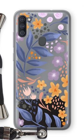 Flowers with blue leaves