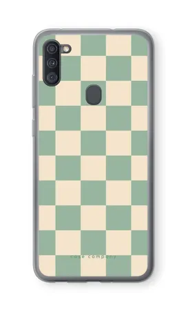 Checkered Mint, Samsung Galaxy A11 puha tok