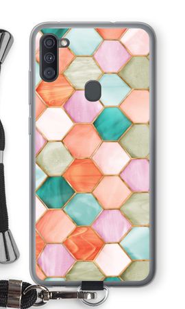 Hexagons in stained glass