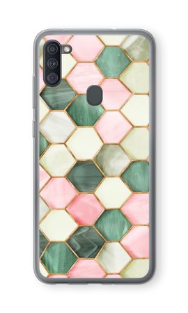 Hexagons in stained glass