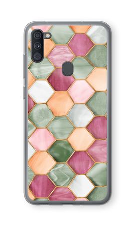 Hexagons in stained glass