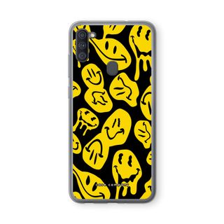 Smeltende smiley - Geel