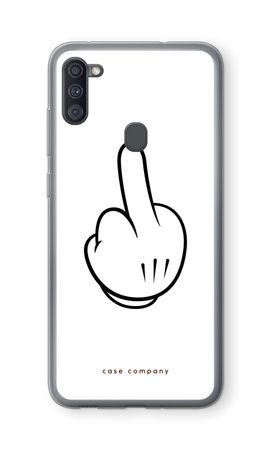 Middle finger white