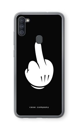 Middle finger black