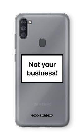 Not your business