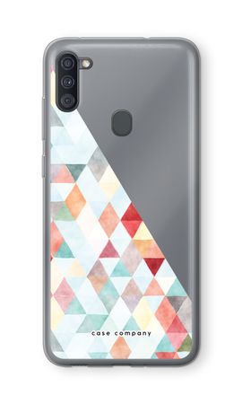 Coloured triangles pastel