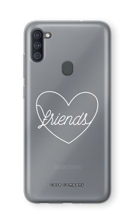 Friends heart pastel