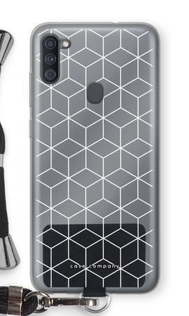 Cubes black and white