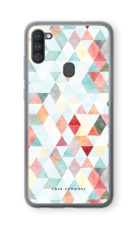 Coloured triangles pastel