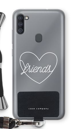 Friends heart pastel