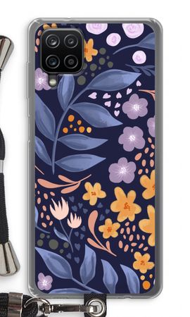 Flowers with blue leaves