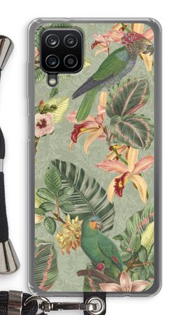 Tropical jungle parrot