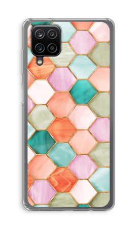 Hexagons in stained glass