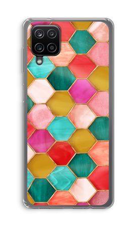 Hexagons in stained glass