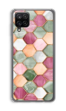 Hexagons in stained glass