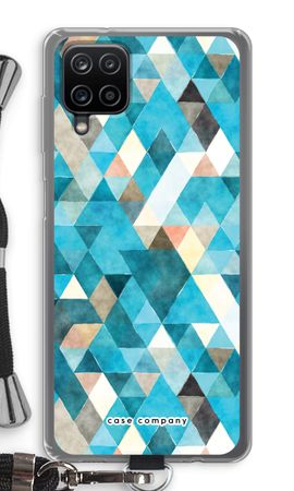 Coloured triangles blue