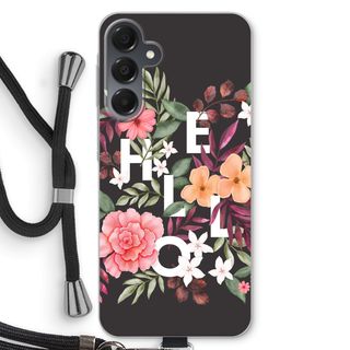 Hello in flowers