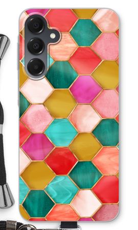 Hexagons in stained glass