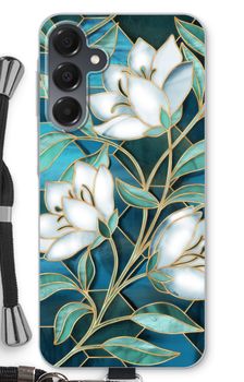 Fiori di vetro colorato blu