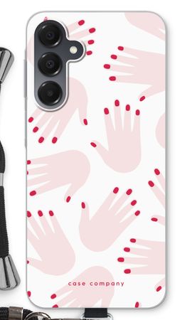 Hands pink