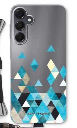 Coloured triangles blue