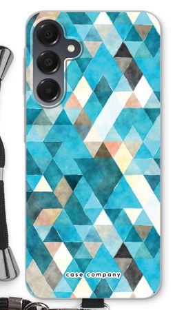 Coloured triangles blue