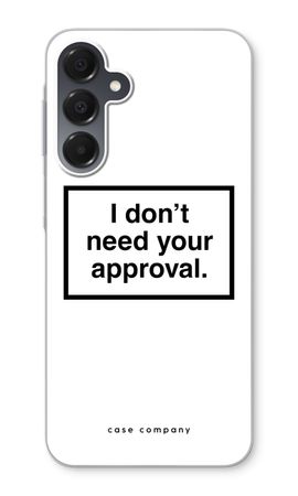 Don't need approval