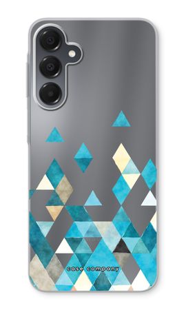 Coloured triangles blue