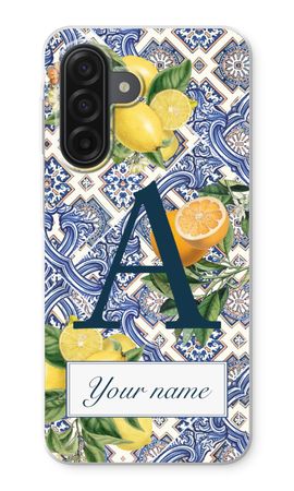 Monogram Blauwe tegels