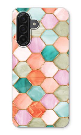 Hexagons in stained glass