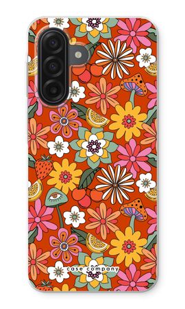 Retro Flowers - Red
