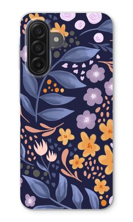 Flowers with blue leaves