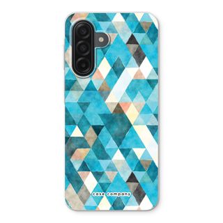 Färgade trianglar blå